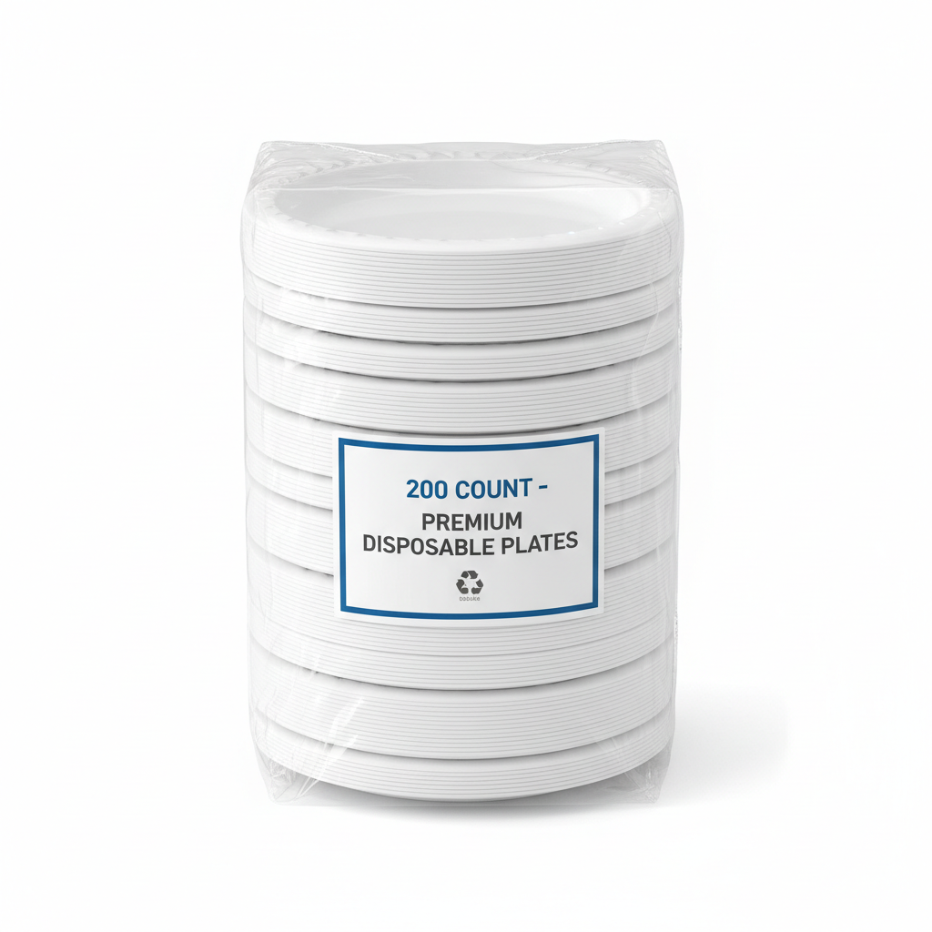 Disposable Plates 200 ct